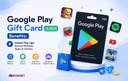 Google Play Gift Card USD is used for instant top ups in mobile games and apps on Android devices